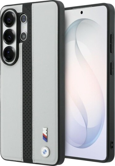 BMW MagSafe Etui for Samsung Galaxy S26 Ultra med Perforert Stripe - Grå BMW MagSafe Etui for Samsung Galaxy S26 Ultra med Perforert Stripe - Grå