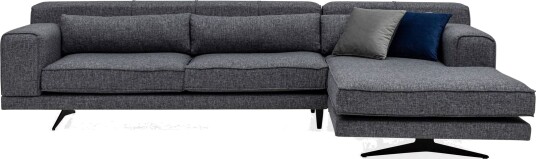 Jivago Divansofa Høyre Grå/Svart Jivago Divansofa Høyre Grå/Svart