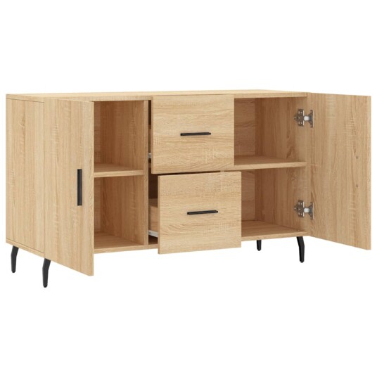 vidaXL Skjenk sonoma eik 100x36x60 cm konstruert tre vidaXL Skjenk sonoma eik 100x36x60 cm konstruert tre