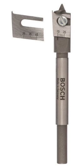 Bosch Justerbart Flatfresebor 15-45 mm for Tre, 120 mm Lengde
