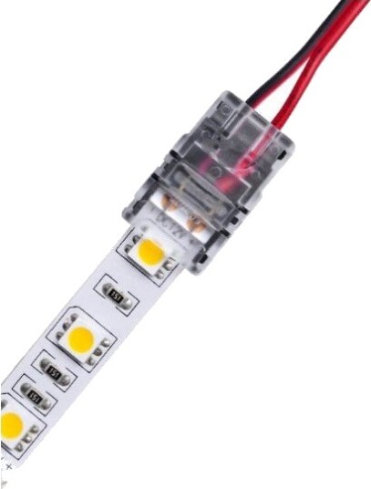 LED stripe samler til løse ledninger 10mm enkeltfarget IP20 5V 24V LED stripe samler til løse ledninger 10mm enkeltfarget IP20 5V 24V