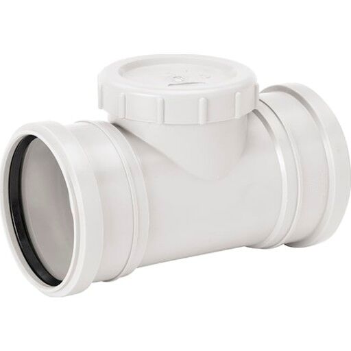 UPONOR DECIBEL RENSERØR 75MM M/MUFFE HVIT UPONOR DECIBEL RENSERØR 75MM M/MUFFE HVIT