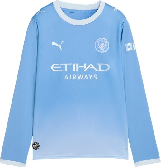 Puma Fotballdrakt - Manchester City Home - Team Light Blue/Icy B - Puma - 6 år (116) - Fotballtrøye - Lyseblå