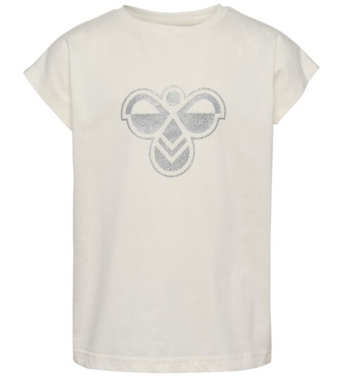 Hummel Hmljr Reg T Shirt S/L Big Bee Cream 122/128