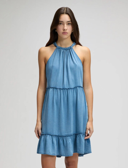 Lee Jeans Short Summer Dress   Blue   XL x 00