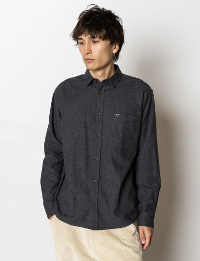 Fat Moose Frank Flannel Shirt - Grey - M
