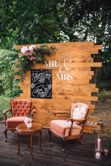 Chalkboard Securit® Woody Tavle 60X80 Sort Inkl. Hvid Kridtmarker