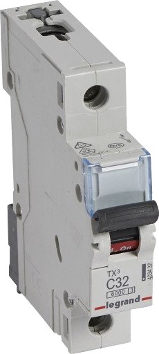 Legrand 10 stk TX3 MCB automatsikring C32 1P 1M 6/6kA Legrand 10 stk TX3 MCB automatsikring C32 1P 1M 6/6kA