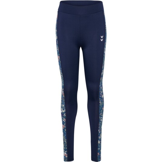 Hummel Dress Blues/Riverside Mix Mid Waist Strømpebukser 110