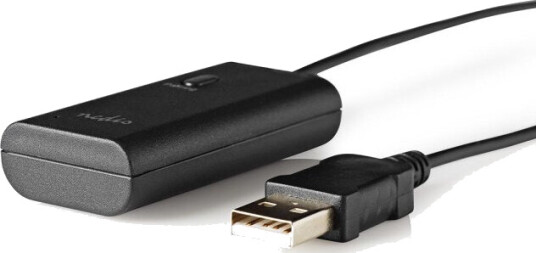 Nedis Bluetooth®-sender AUX/USB Sort - Opptil 1 enhet