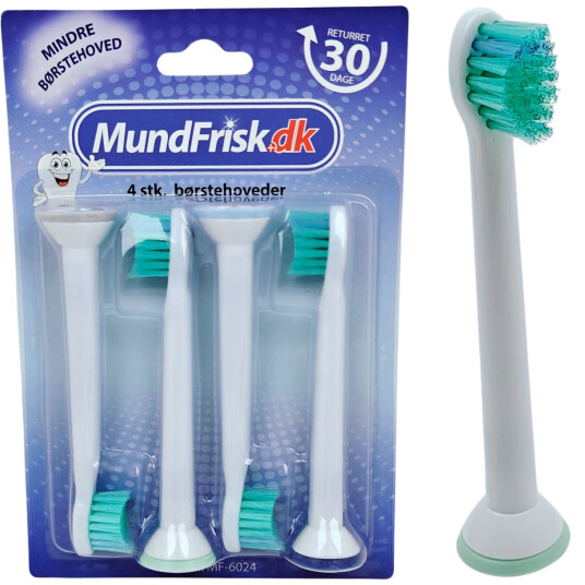 Små børstehoder til Philips SoniCare 4 pcs. kompatibel Små børstehoder til Philips SoniCare 4 pcs. kompatibel