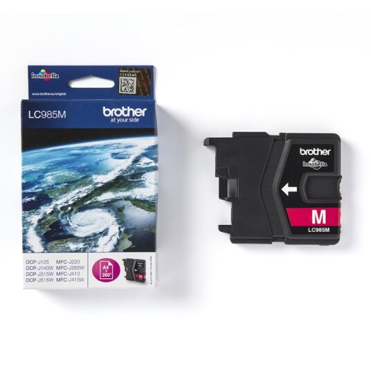 Brother LC 985 M blekkpatron - LC985M Original - Magenta 5,2 ml