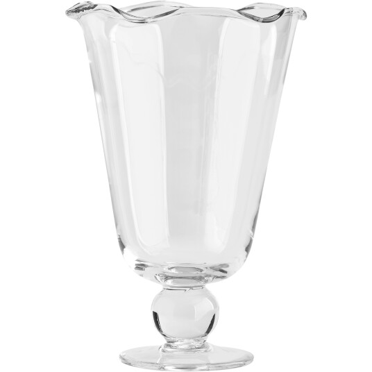 Decotique Karla Vase Bølget 26 cm Klar