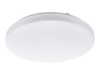 Eglo Frania - Vegg/taklampe - LED - 17.3 W (ekvivalent 125 W) - klasse A+ - varmt hvitt lys - 3000 K - rund - hvit