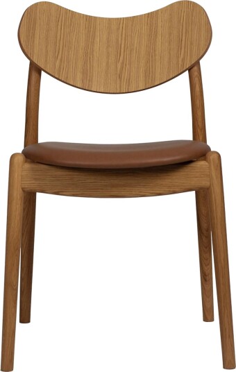 Ro Collection Hybrid Spisestol med Trukket Sete Oljet Eik/calvadosskinn Ro Collection Hybrid Spisestol med Trukket Sete Oljet Eik/calvadosskinn
