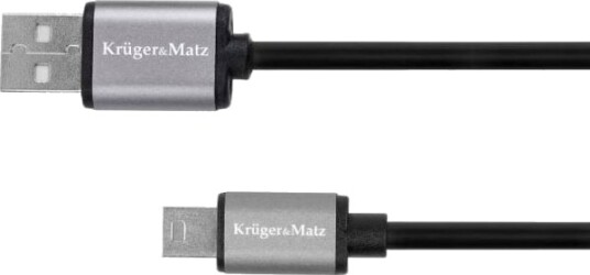 Usb-Kabel Lechpol Usb-A Til Miniusb 1 M Svart Km1241