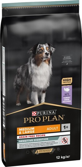 Pro Plan Til Sparepris! Medium & Large Adult Optidigest Kornfritt 2 X 12 kg 