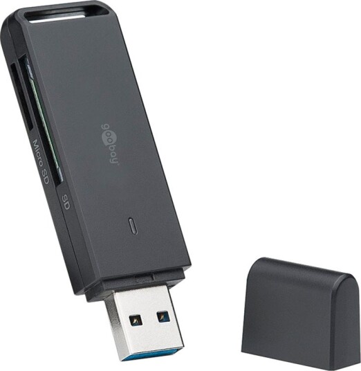 Goobay minnekortleser USB 3.0 SD/MicroSD Goobay minnekortleser USB 3.0 SD/MicroSD