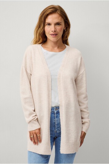 Ellos Collection Strikket cardigan Beige