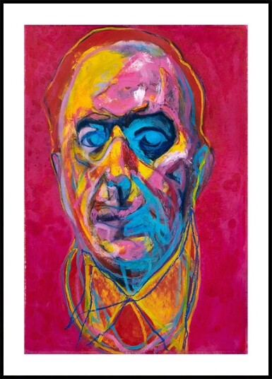 Self Portrait Study No. 9 Plakat / 30x40cm Self Portrait Study No. 9 Plakat / 30x40cm