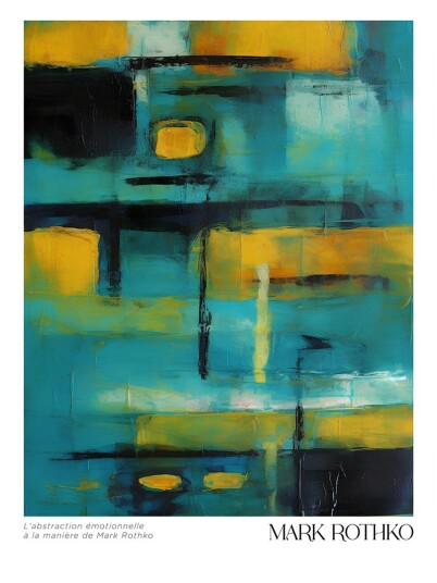 Plakat Abstrakt av Mark Rothko Plakat Abstrakt av Mark Rothko