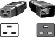 Hp - Strømkabel - Iec 60320 C20 Til Iec 60320 C19 - 2.5 M