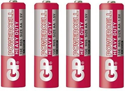GP Powercell AA/R6 sink karbonbatteri