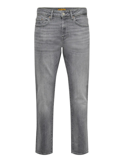 ONLY & SONS Onsweft Reg. Jax  Lmg 7007 Tai Dnm Noos   Grey   34 x 32