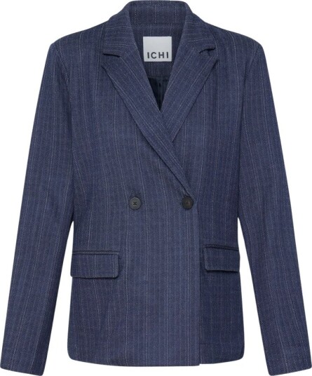 ICHI Blazer Ihkate Pinelle Bl2 Blå ICHI Blazer Ihkate Pinelle Bl2 Blå
