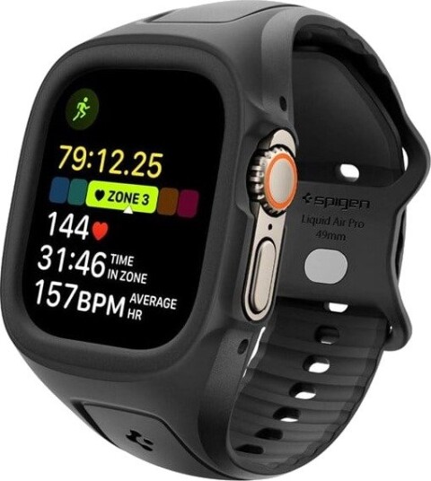 Spigen Liquid Air Pro Strap for Apple Watch Ultra 49mm - Black