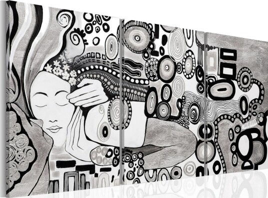 Canvasbilde Sølv Kiss Artgeist sp. z o. o.