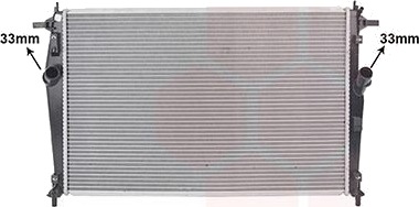 VAN WEZEL 27012716 Radiator motorkjøling