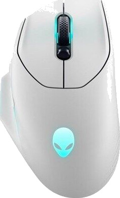 Dell Alienware AW620M Gamingmus Trådløs 2.4 GHz Optisk Hvit Dell Alienware AW620M Gamingmus Trådløs 2.4 GHz Optisk Hvit