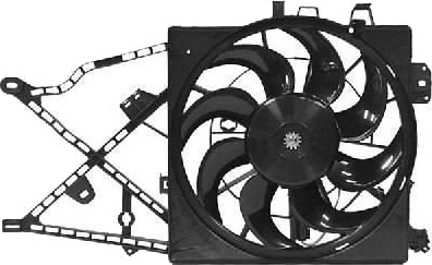 VAN WEZEL 3766746 Kjølevifte