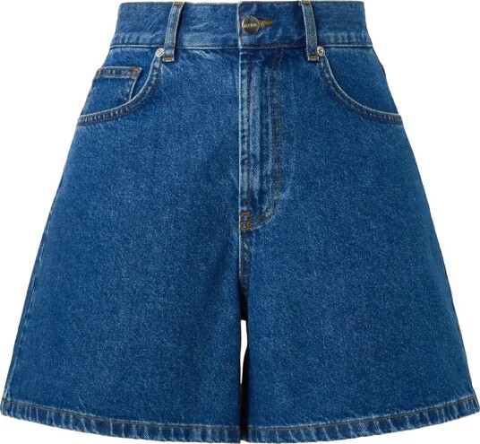 Malina | Solene High Rise Denim Shorts | 36