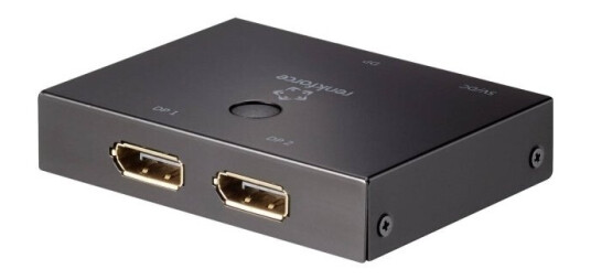 Renkforce 2 Porte Displayport-Switch Kan Bruges Tovejs 3840 X 2160 Pixel