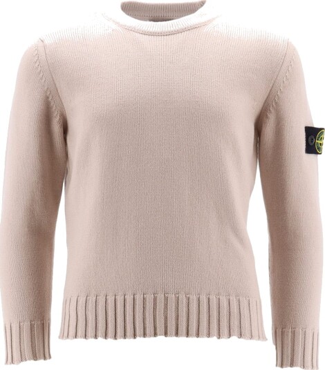 Stone Island Genser Strikk Natural Beige Stone Island 8 år 128 Genser