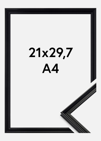 Focus Ramme Verona Svart 21x29,7 Cm (A4) Focus Ramme Verona Svart 21x29,7 Cm (A4)