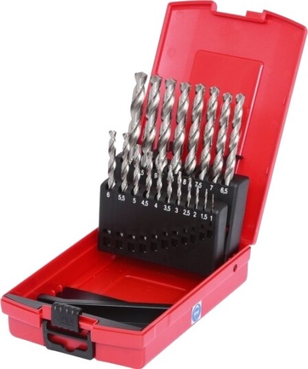 Ks Tools 330.2620, Drill, Drill Bit Set, Høyrehåndsrotasjon, Metall, Plast, Tre, 118°, Ground High-Speed Steel (Hss-G) Ks Tools 330.2620, Drill, Drill Bit Set, Høyrehåndsrotasjon, Metall, Plast, Tre, 118°, Ground High-Speed Steel (Hss-G)
