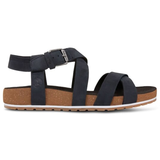 Timberland Women's Malibu Waves Ankle Strap Sandal 37, Jet Black