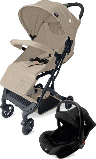 Asalvo Tumbucto Travel System Barnevogn Og Bilsete - Maks 22 kg - Beige