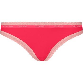 Calvin Klein Truser Bottoms Up Refresh Thong Korall polyamid Small Dame