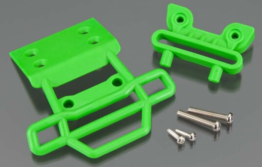 Traxxas 3621A Bumper/Mount Front 4x23mm RM Green 2 Traxxas 3621A Bumper/Mount Front 4x23mm RM Green 2
