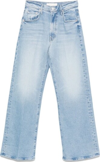 Mother Dame Jeans Blå W26,
