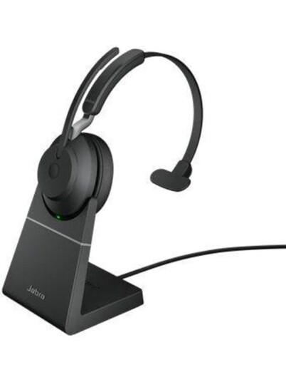 Jabra Evolve2 65 Link380c UC Mono Stand Svart Jabra Evolve2 65 Link380c UC Mono Stand Svart
