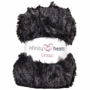 Infinity Hearts Crocus Pelsgarn 18 Svart