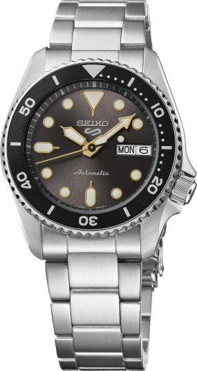 Seiko 5 Sports Herreklokke SRPL79K1 Sort/Stål Ø38 mm Seiko 5 Sports Herreklokke SRPL79K1 Sort/Stål Ø38 mm