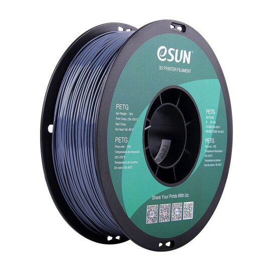 eSUN PETG 1.75mm 1kg - Solid Grey
