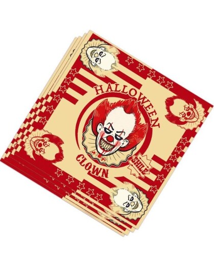 Fiestas Guirca 20 stk Servietter 33x33 cm Halloween Clown 19989