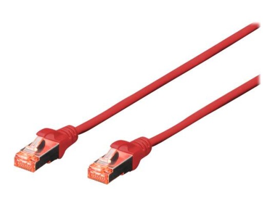 Digitus Professional 1 m Koblingskabel RJ-45 Cat6 Halogenfri Rød Digitus Professional 1 m Koblingskabel RJ-45 Cat6 Halogenfri Rød